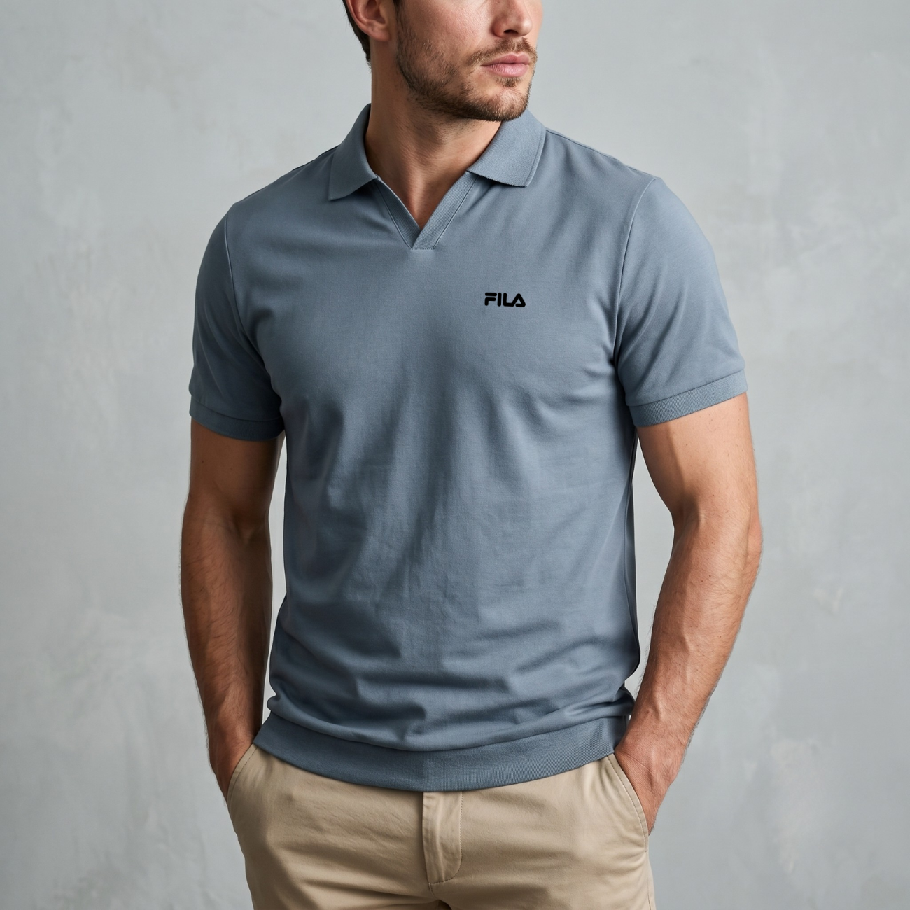 V-Placket Polo - Clearance Sale