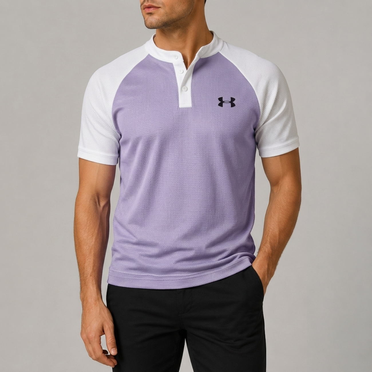AeroFlex Henley Polo - Clearance Sale