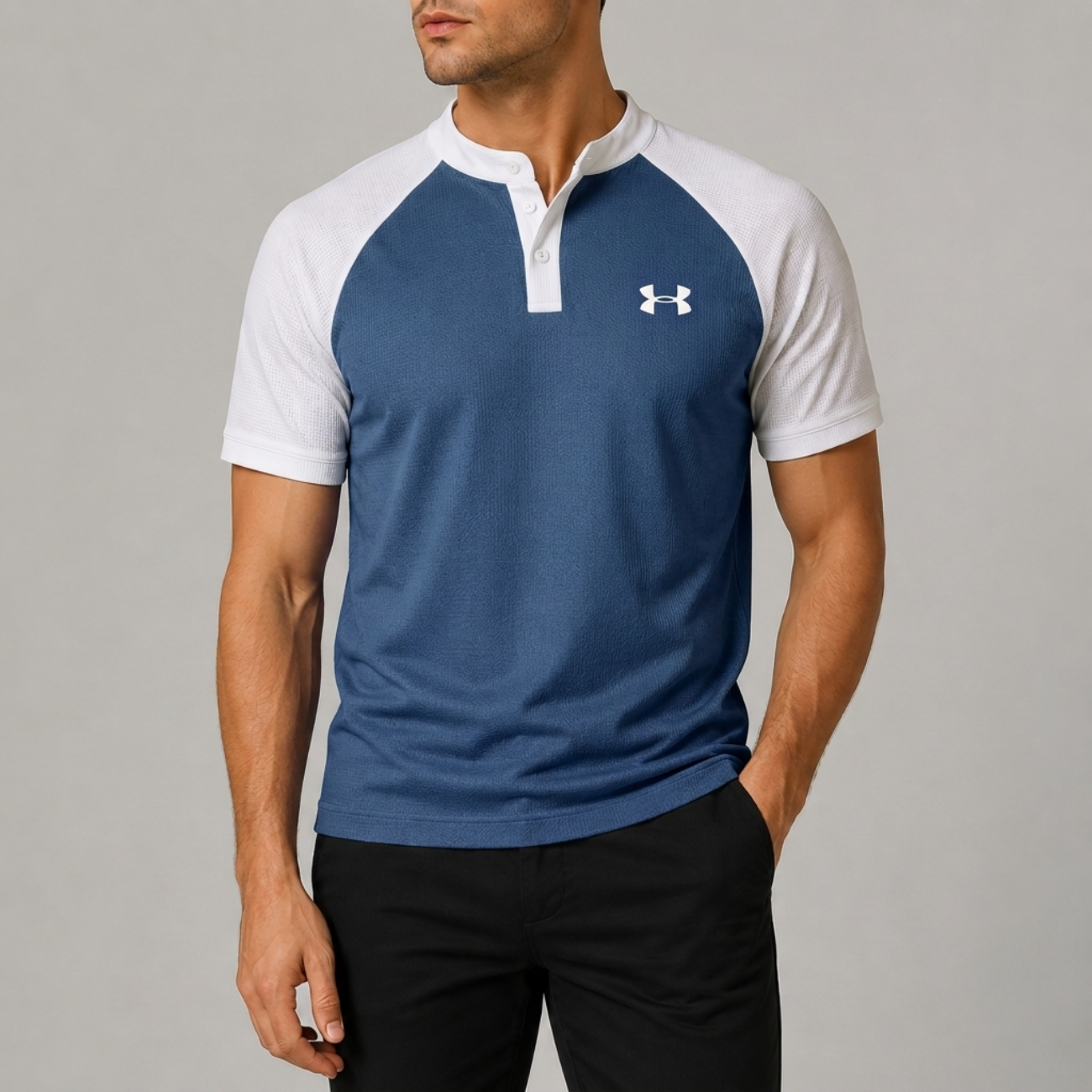 AeroFlex Henley Polo - Clearance Sale