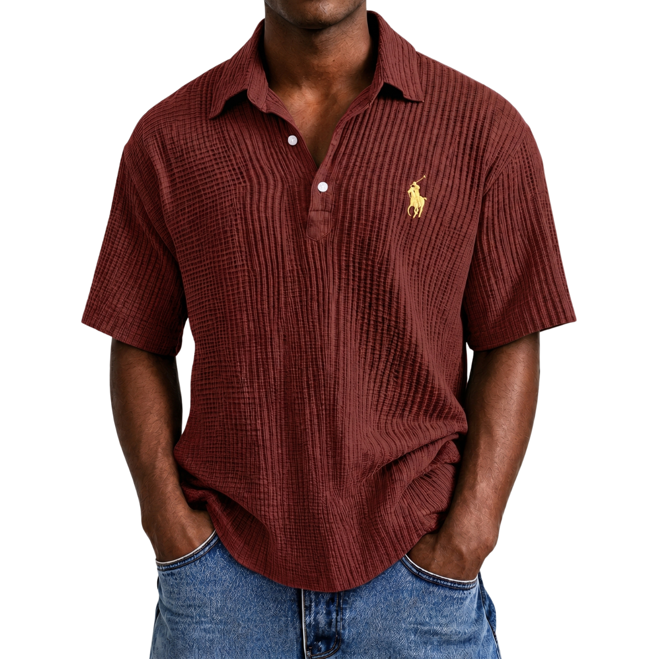 Polo Heritage™ – Strukturiertes Herren-Poloshirt