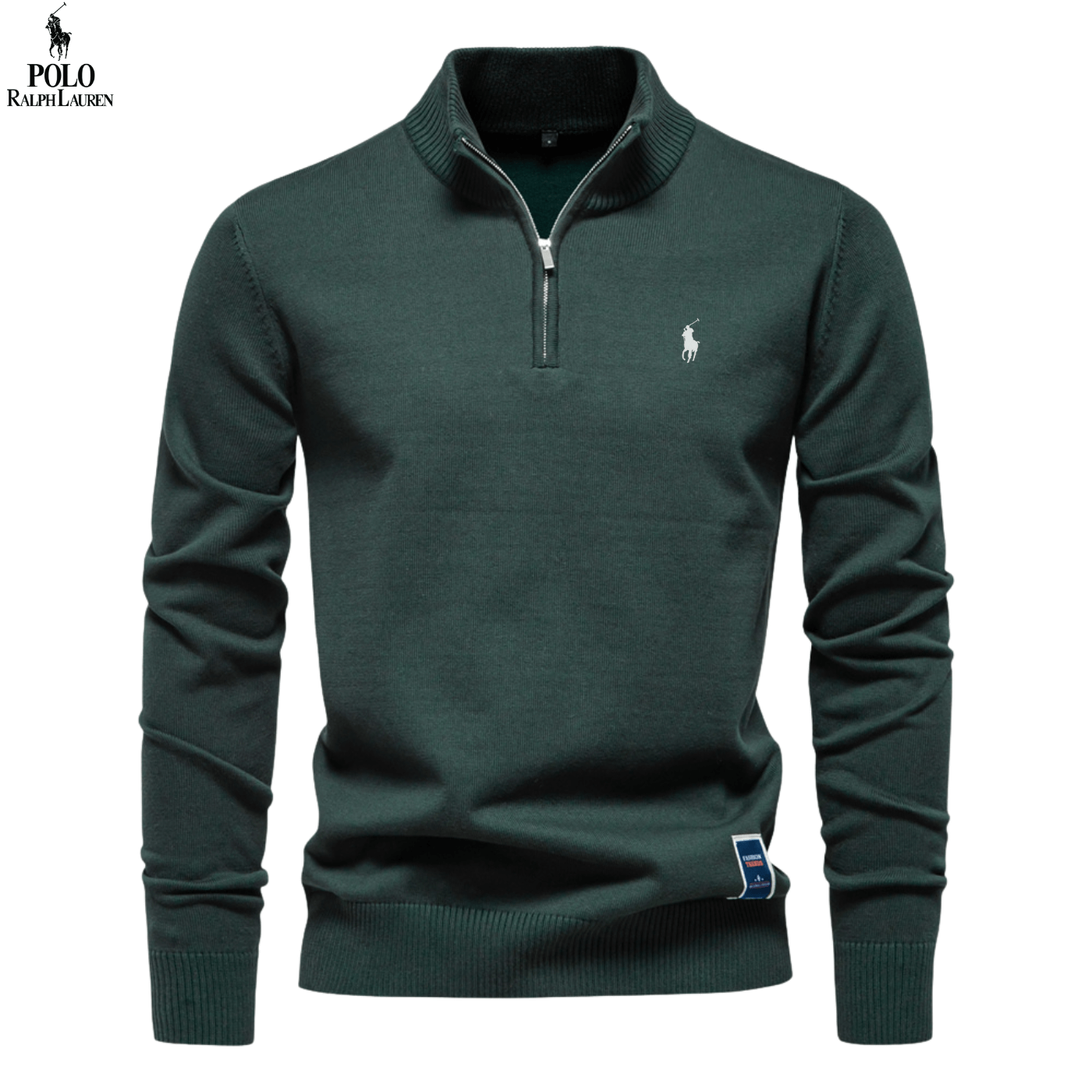 Herren Strickpullover mit Reißverschluss