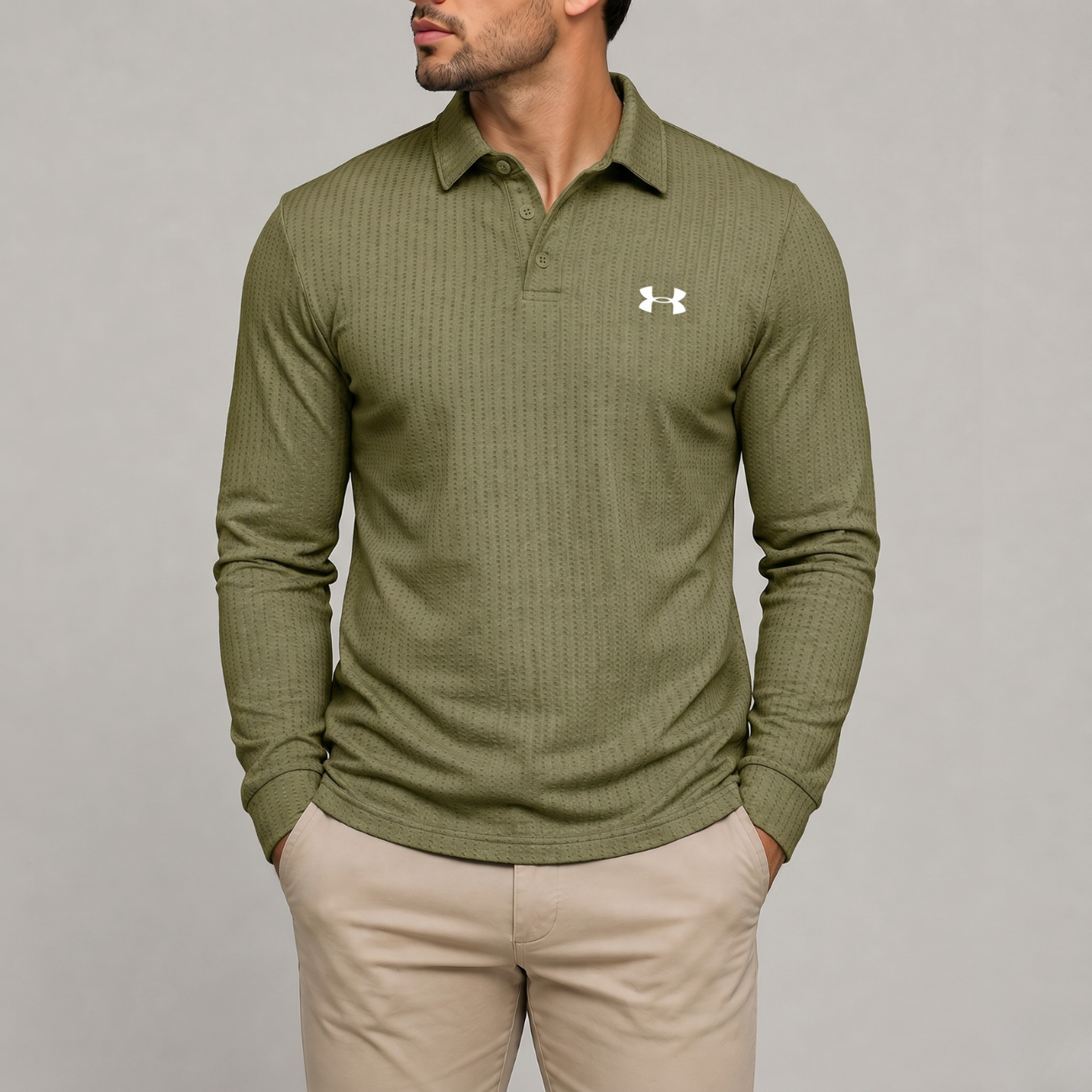 Long-Sleeve Performance Polo - Clearance Sale