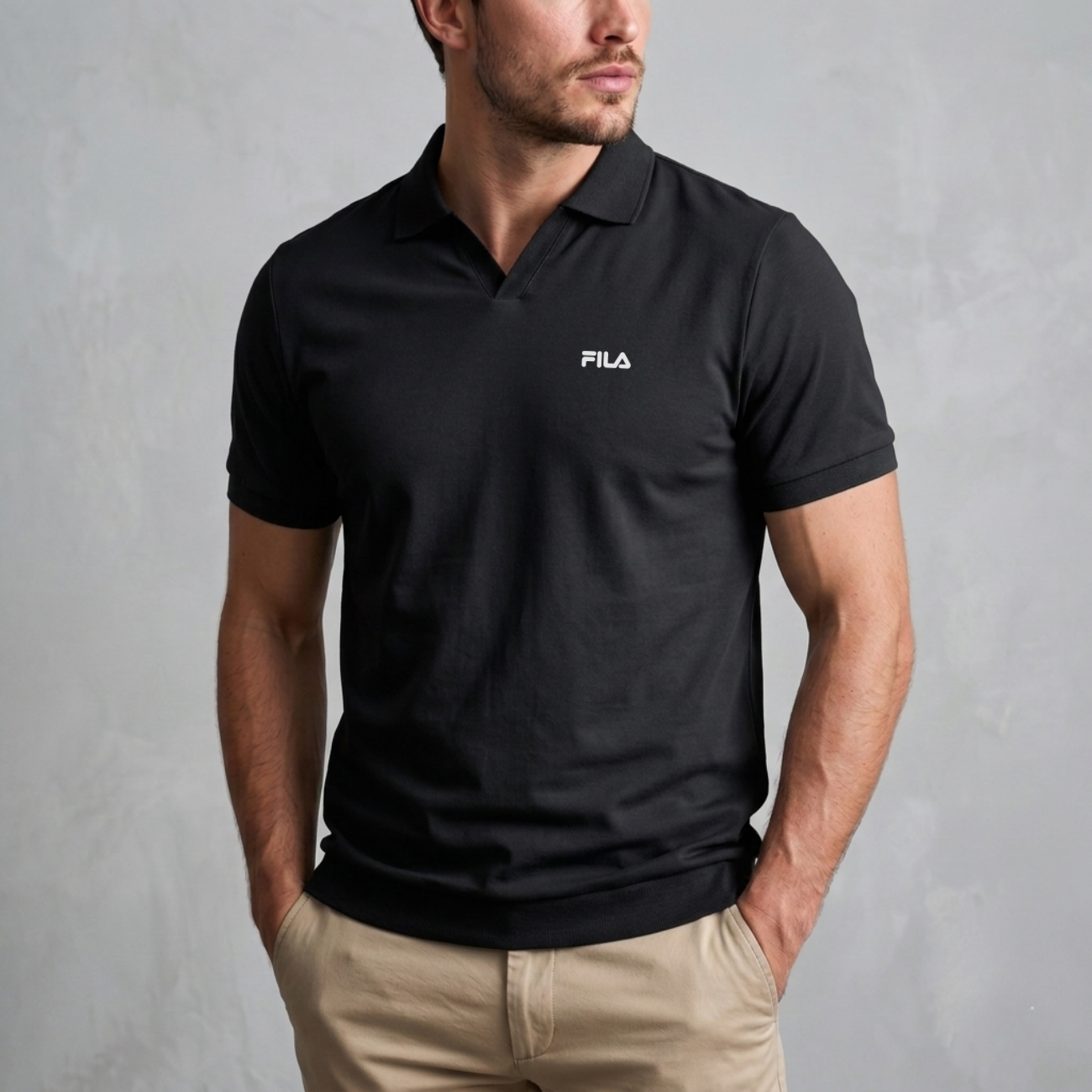 V-Placket Polo - Clearance Sale