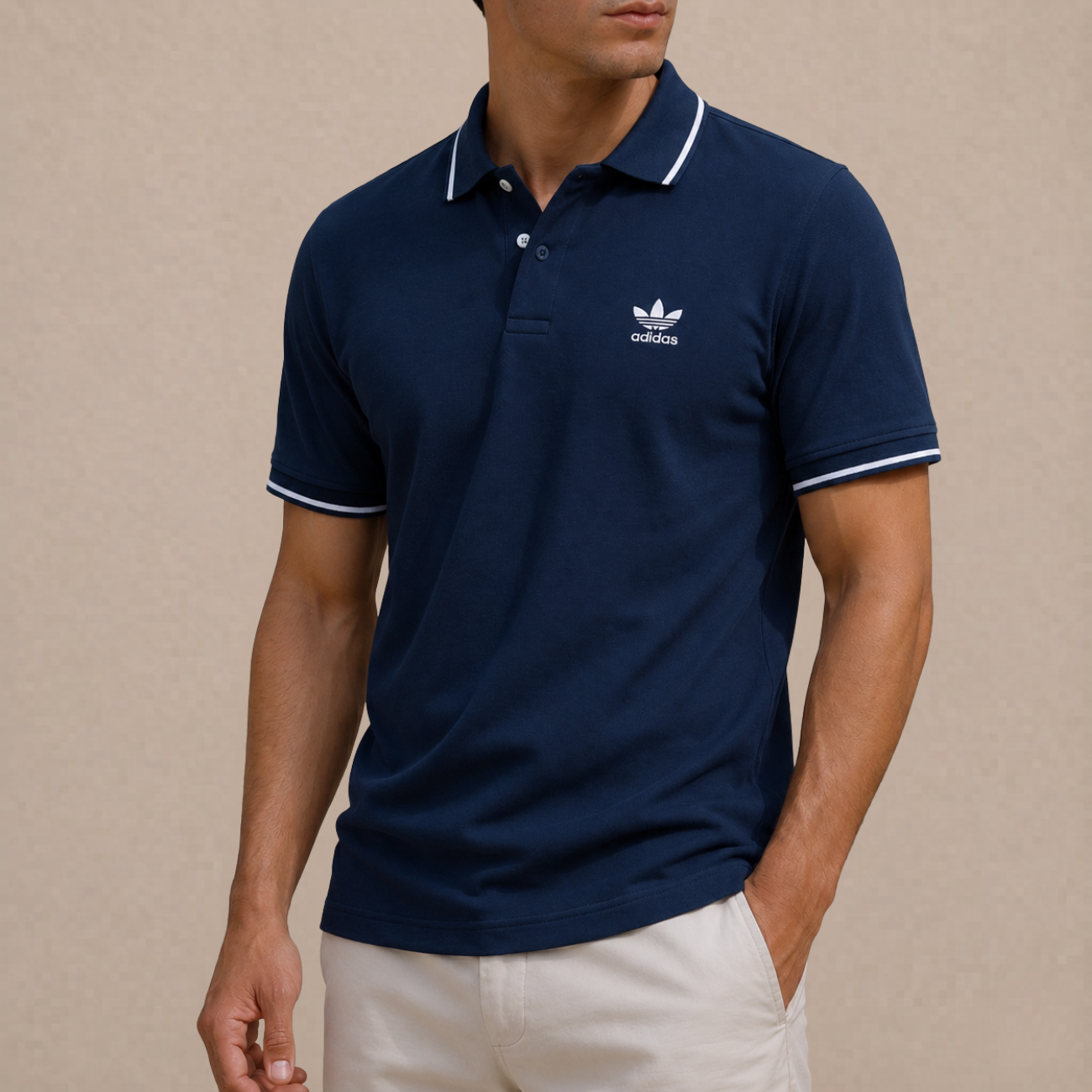Classic Knitted Polo Shirt - Clearance Sale