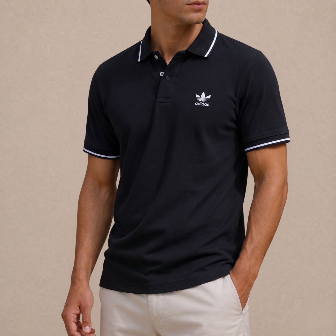Classic Knitted Polo Shirt - Clearance Sale