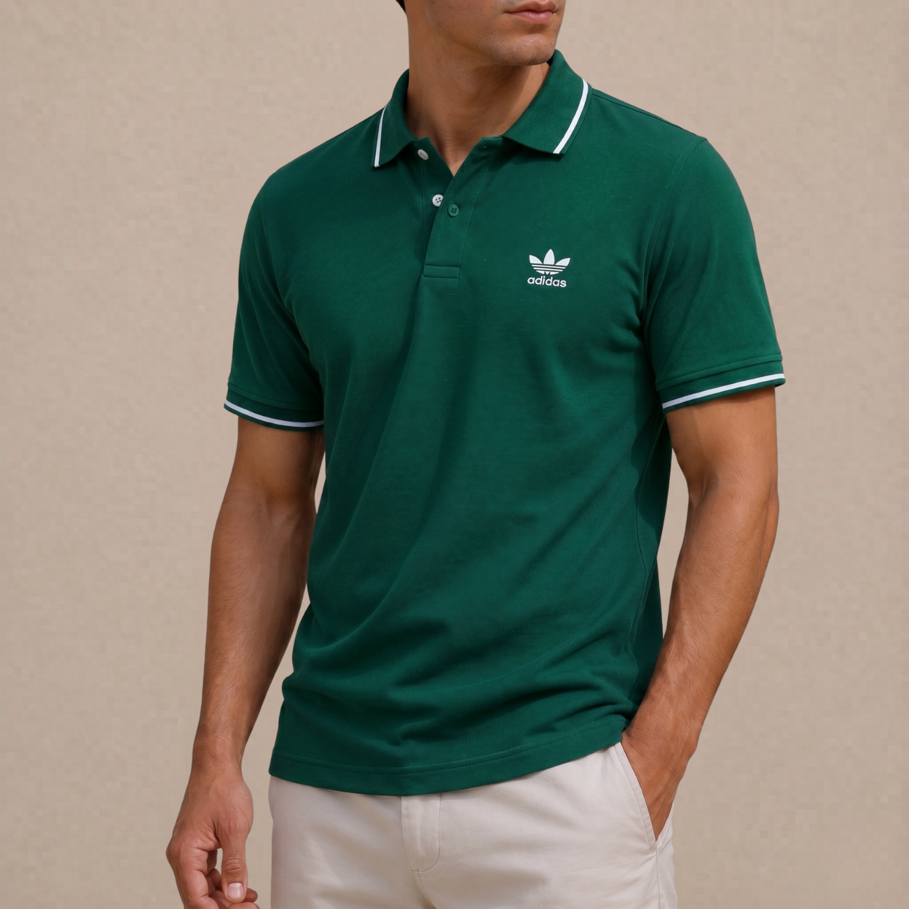 Classic Knitted Polo Shirt - Clearance Sale