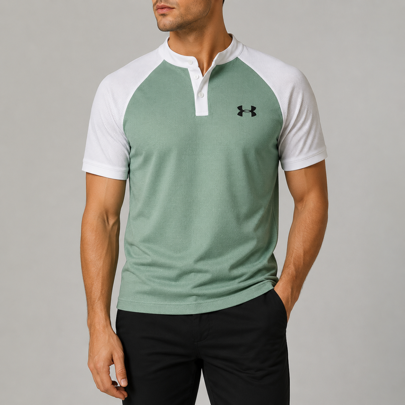 AeroFlex Henley Polo - Clearance Sale