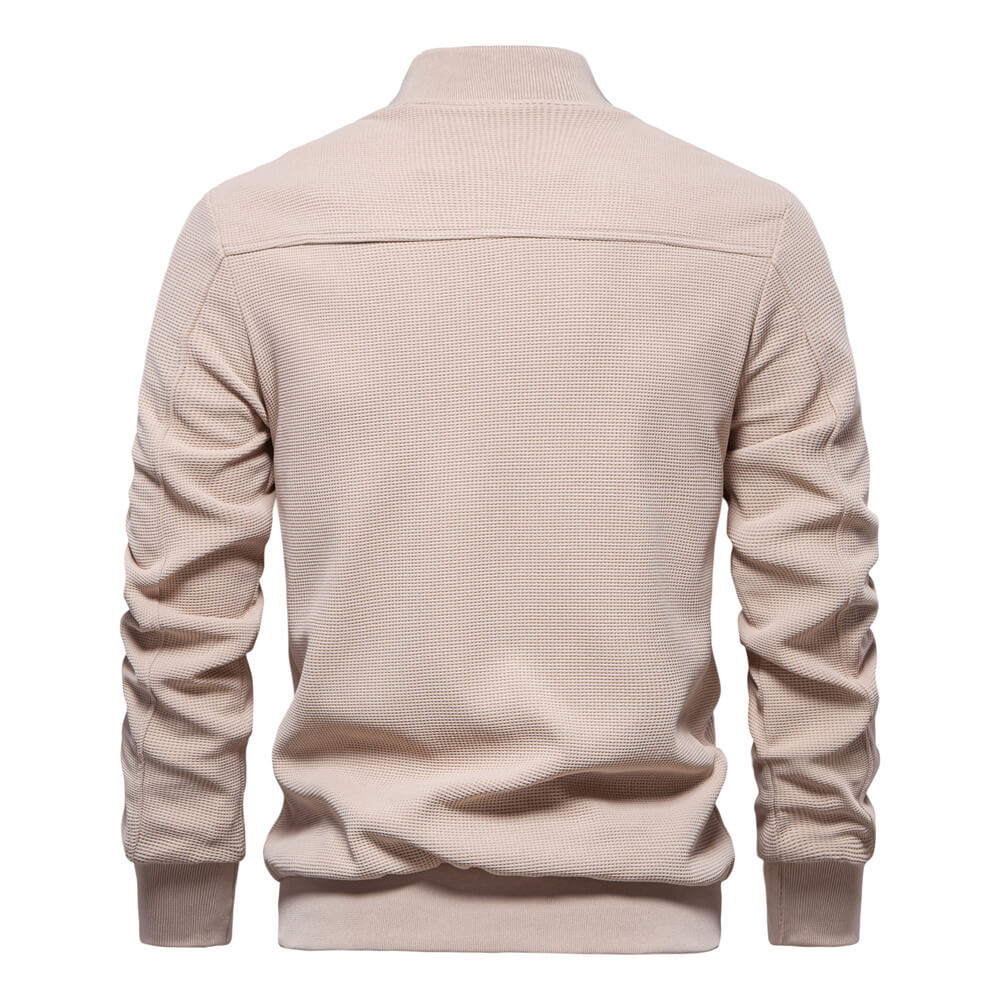 Herren Zip-Jacke mit Stehkragen