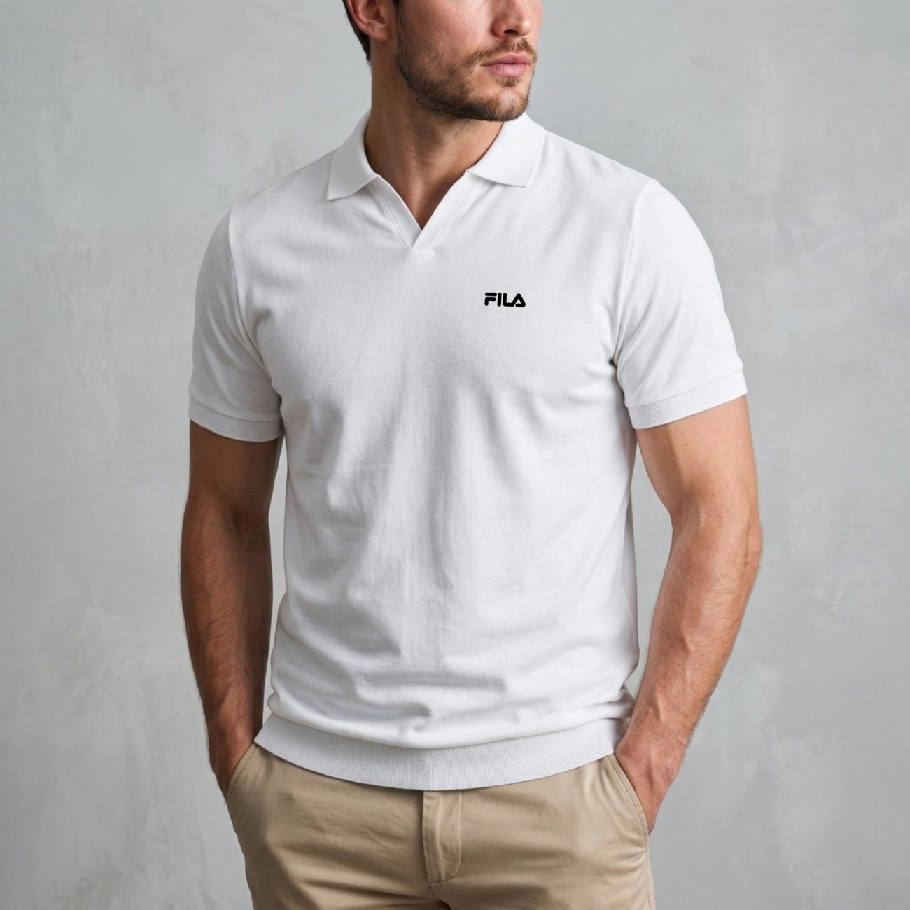 V-Placket Polo - Clearance Sale
