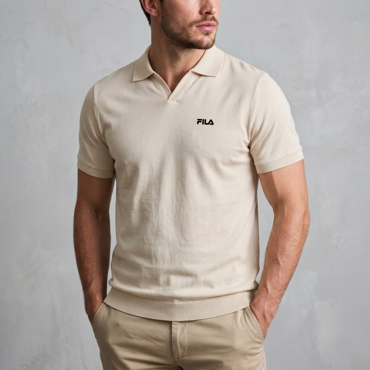 V-Placket Polo - Clearance Sale