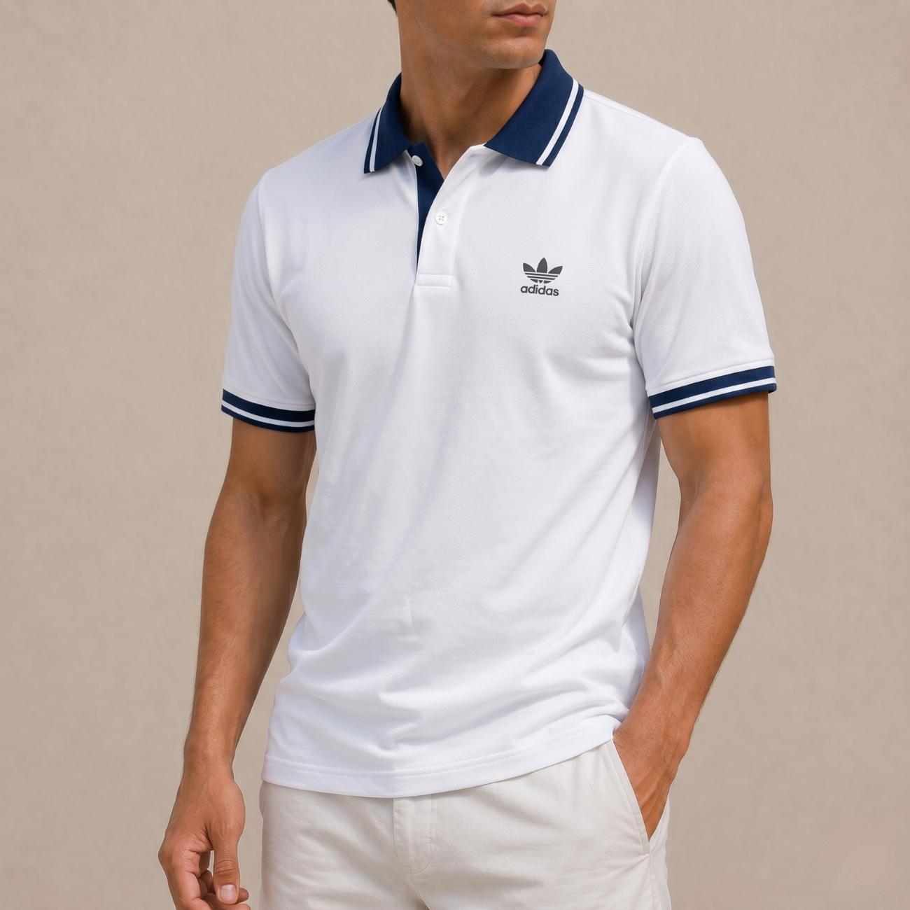 Classic Knitted Polo Shirt - Clearance Sale