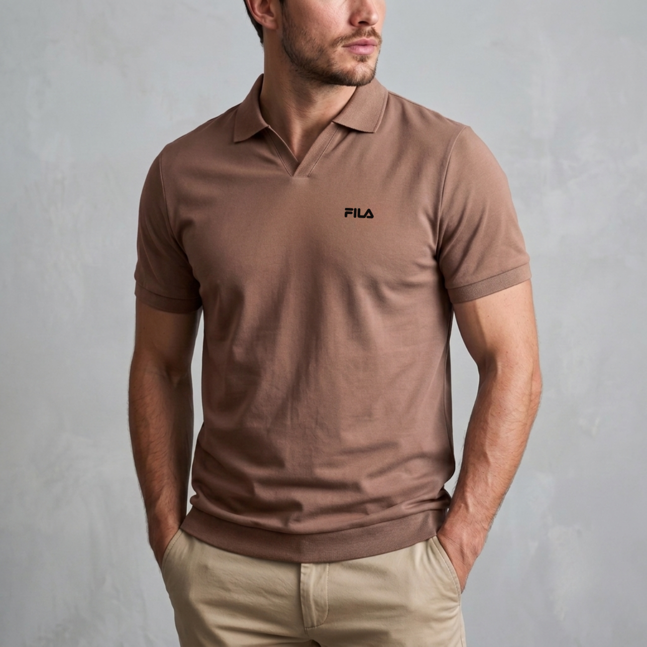 V-Placket Polo - Clearance Sale