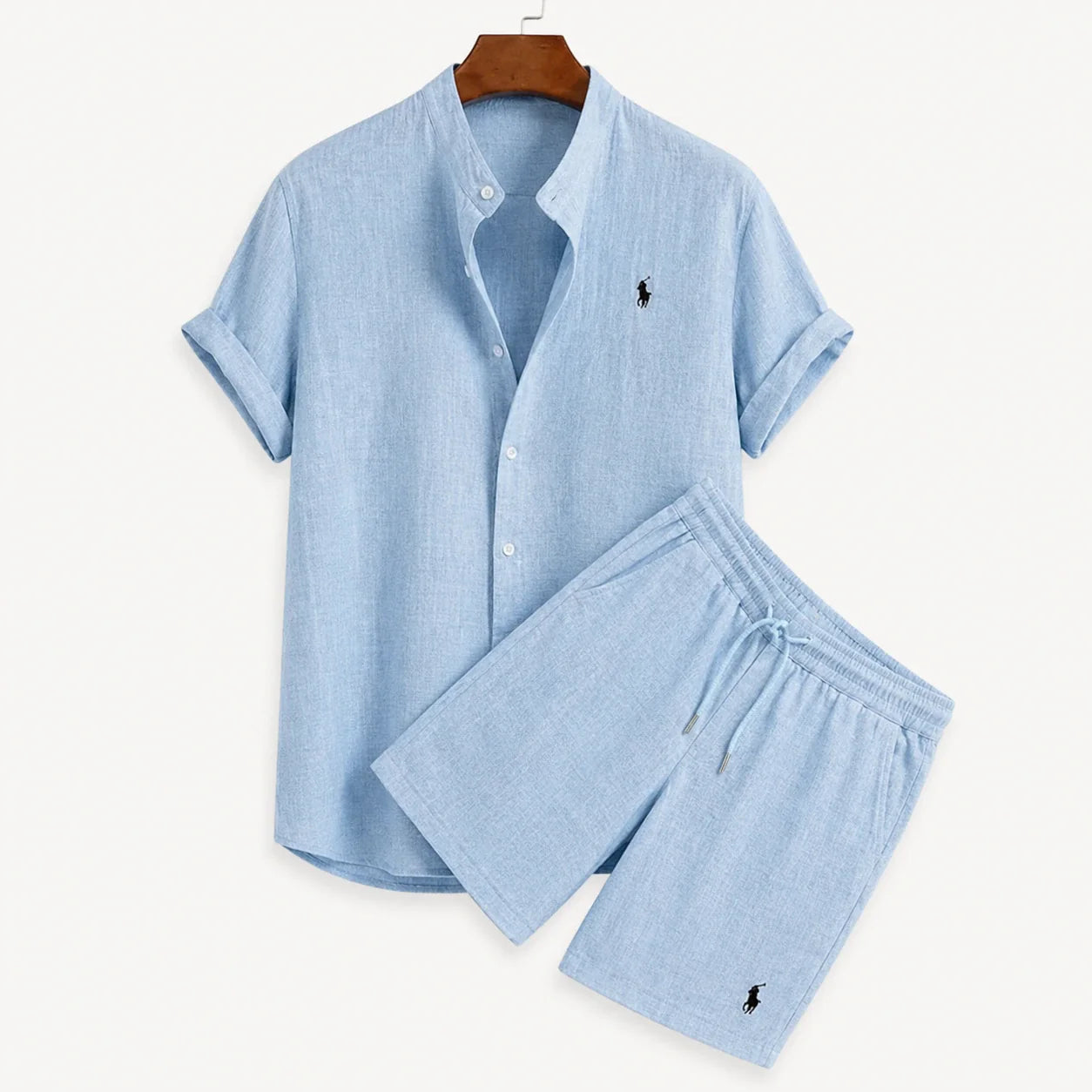 Men's Linen Set [Buy shirt, Get shorts free]