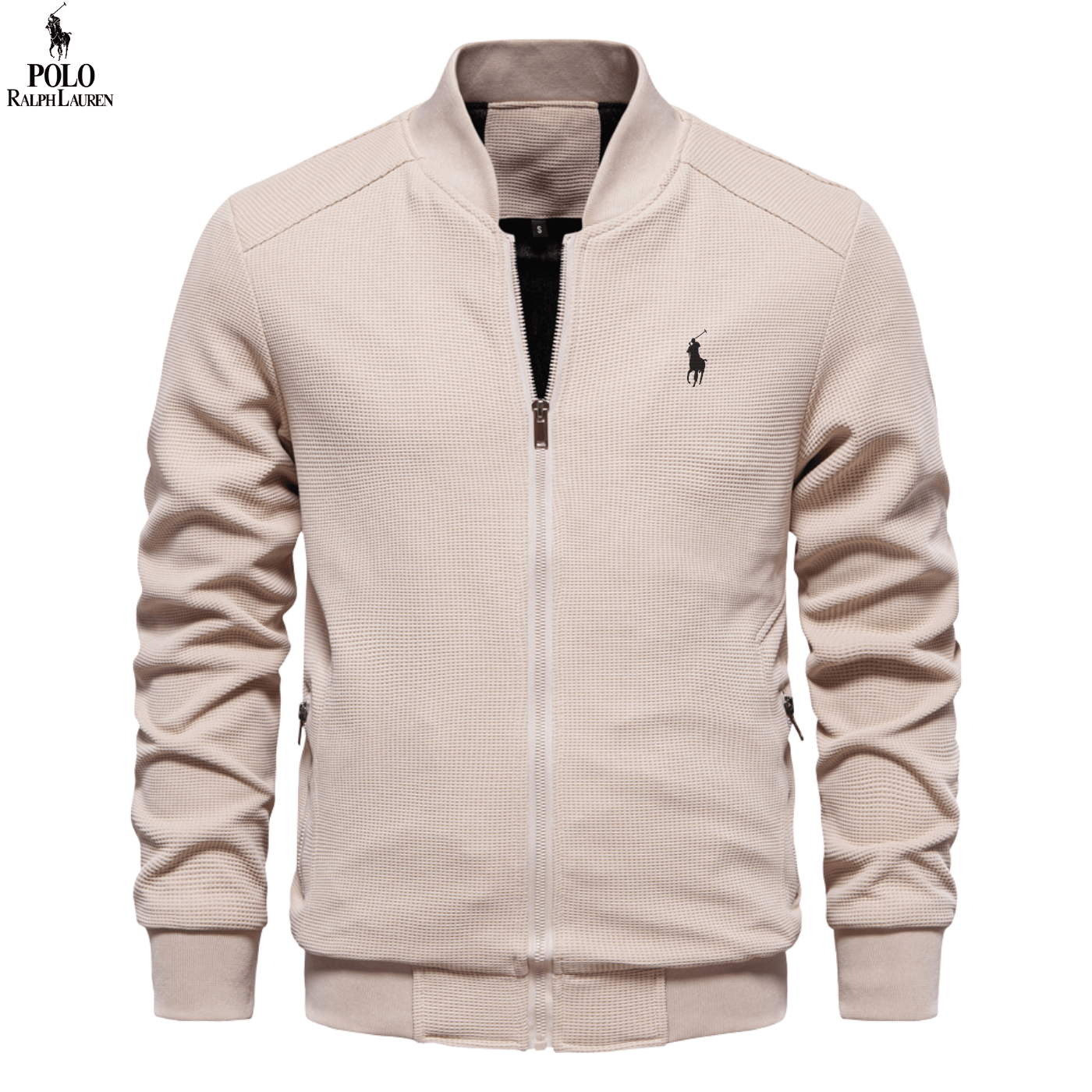 Herren Zip-Jacke mit Stehkragen