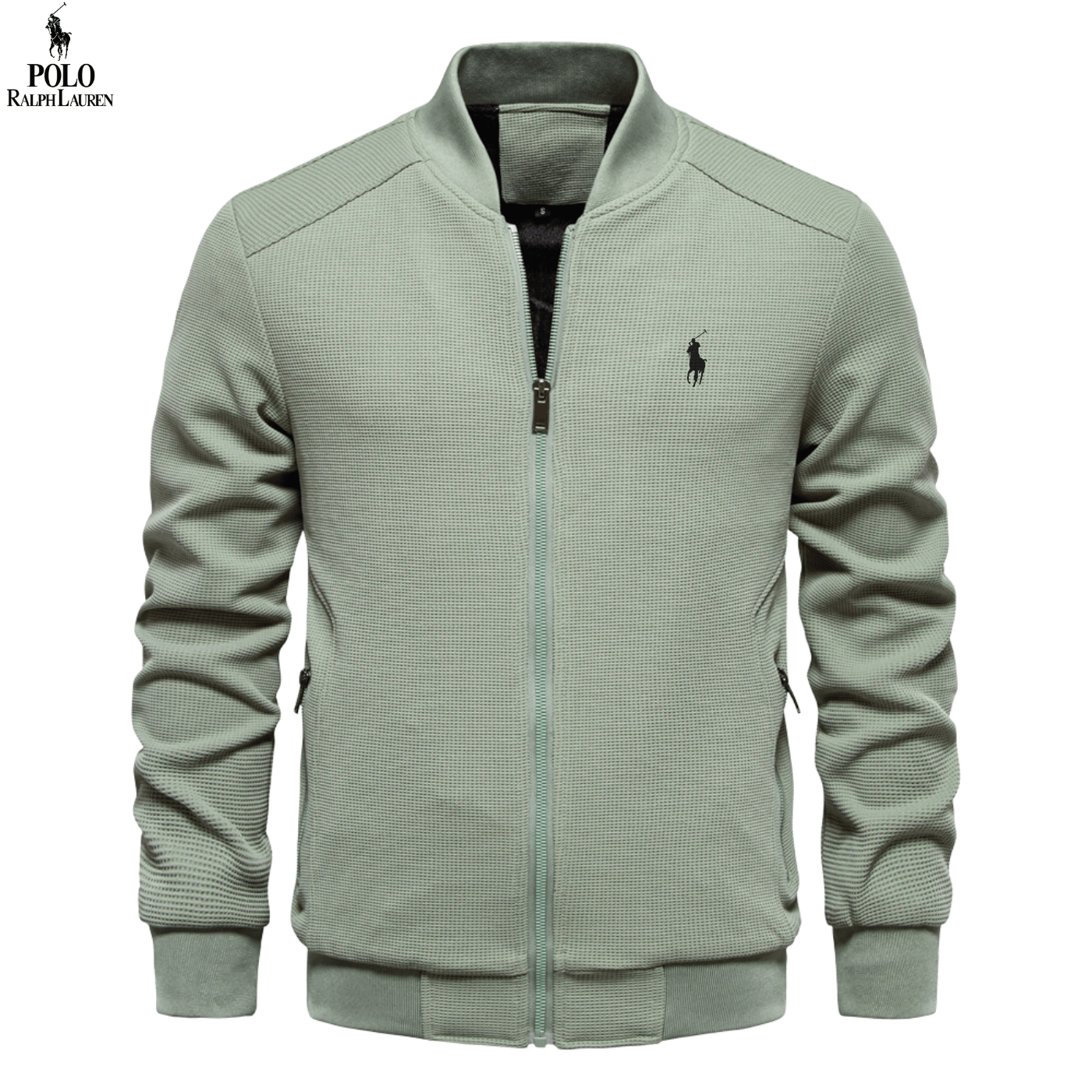 Herren Zip-Jacke mit Stehkragen