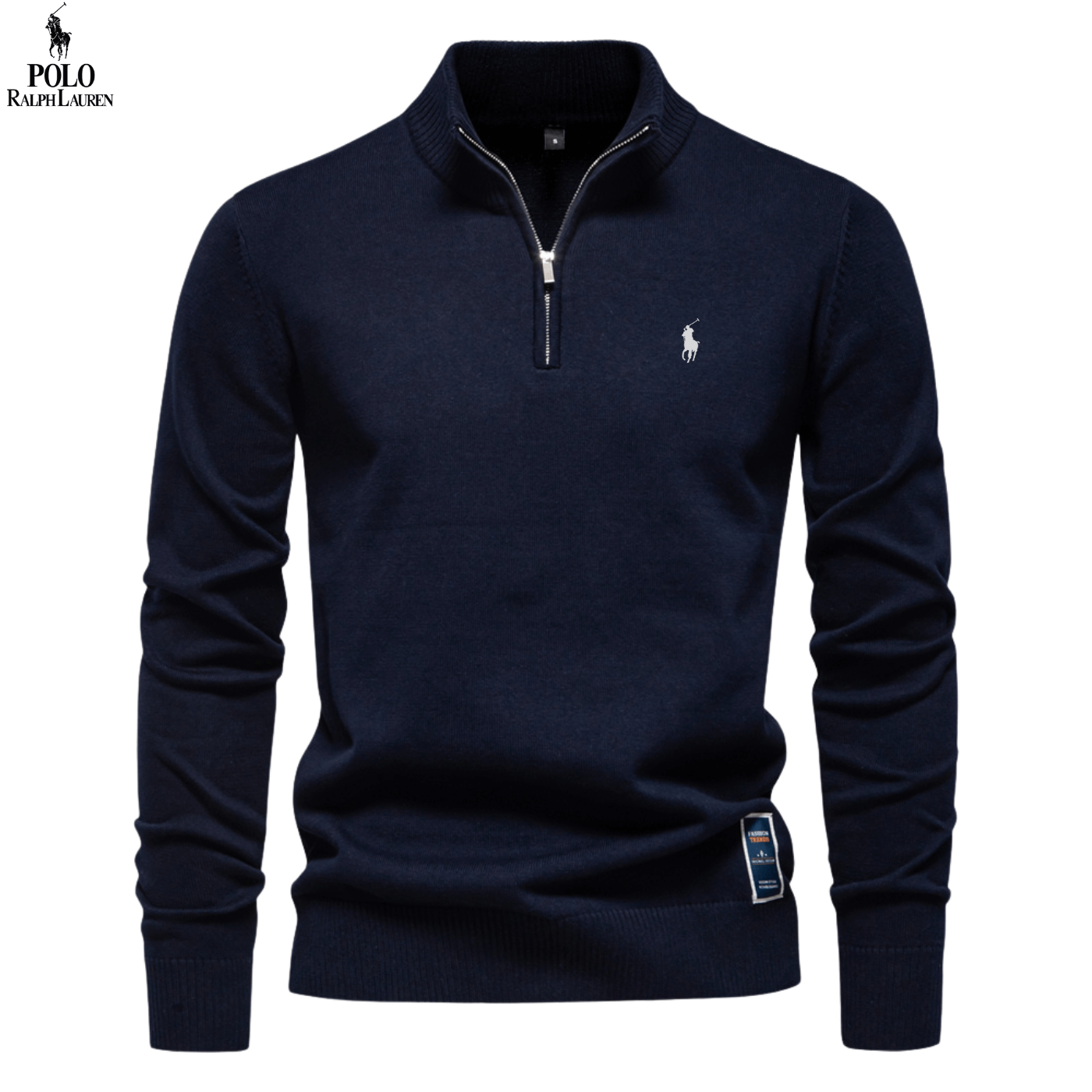 Herren Strickpullover mit Reißverschluss